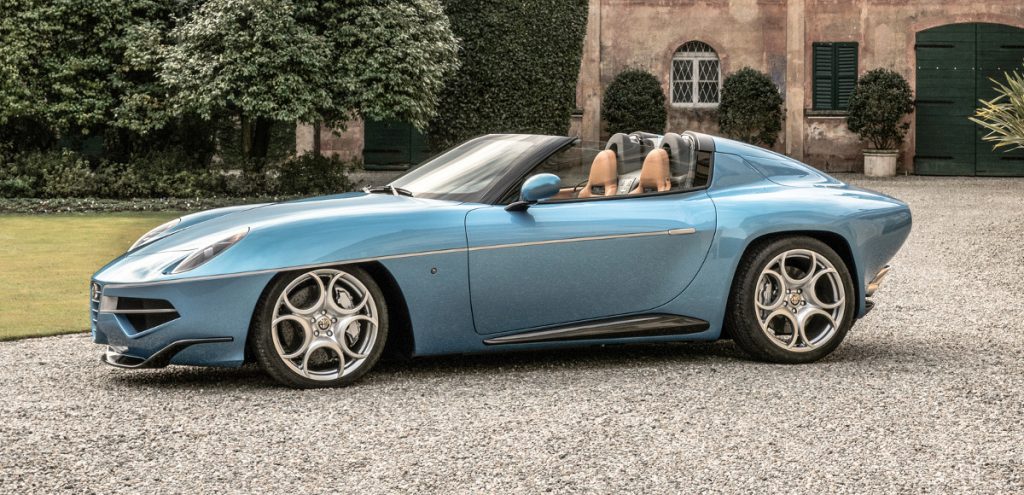 l'Alfa Romeo Disco Volante Spyder by Carrozzeria Touring Superleggera